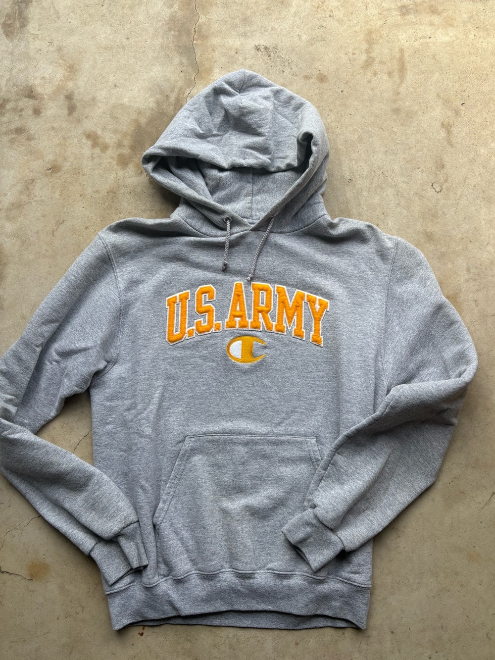 Champion Grey US Army Hoodie